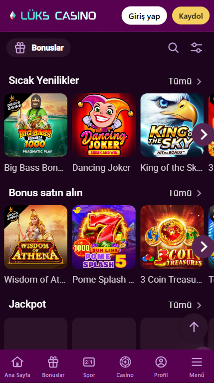 Lüks-Gazino'da-Mobil-Versiyon